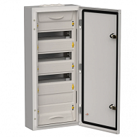 Щит распределительный навесной IEK ЩРн-48 (710х310х140) с замком, серый. IP54 Titan 5 картинка 